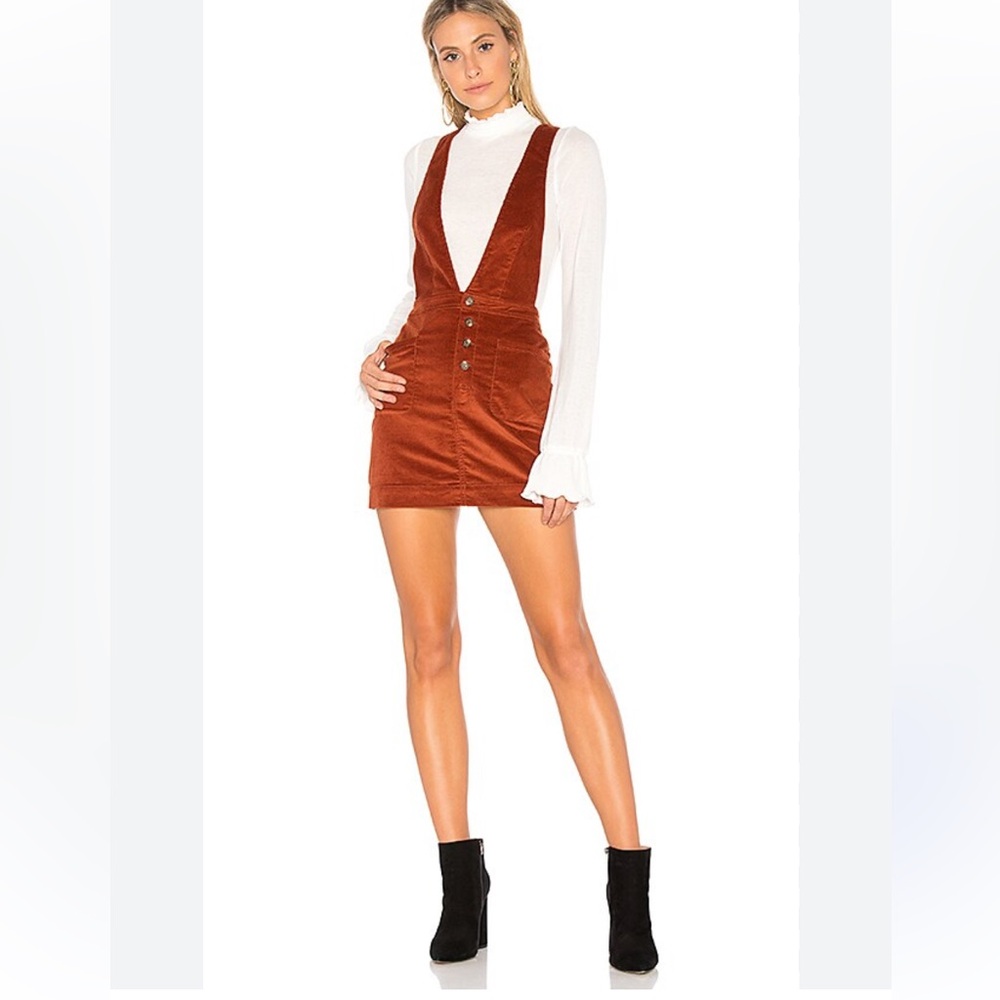 Free People Rust Mini Dress